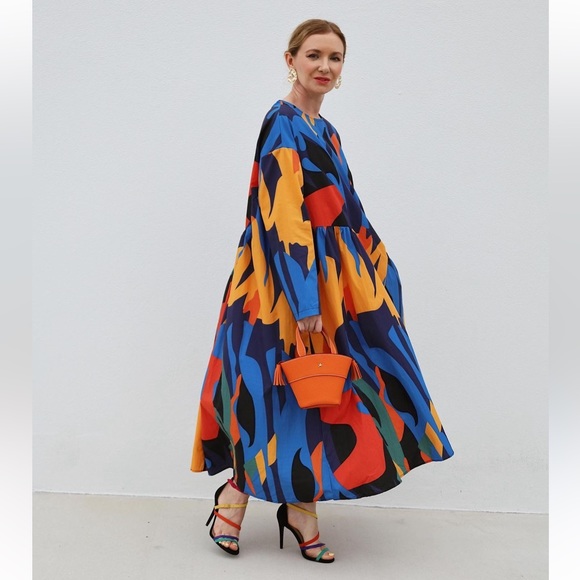 Mimoto Fire dress, one size S-L - Picture 4 of 10